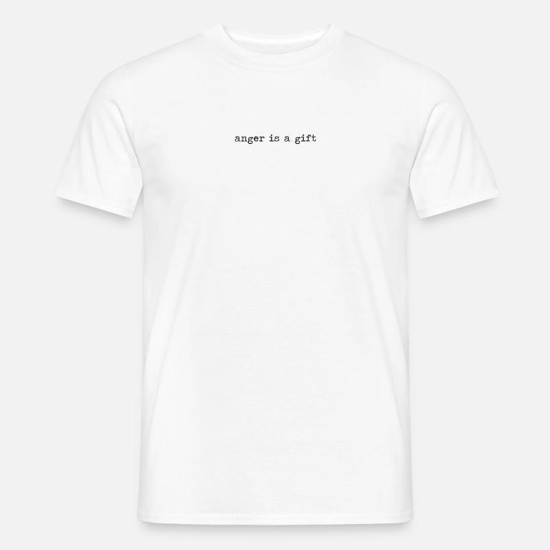 Wut ist ein Geschenk - Männer T-Shirt - Weiß
