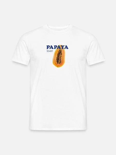 Papaya Lover - Men's T-Shirt - white