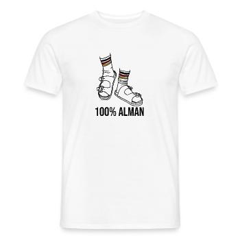 Stereotyp Deutsch Alman - Männer T-Shirt - Weiß - Vorne - AI Model Male 178 dark (178cm)