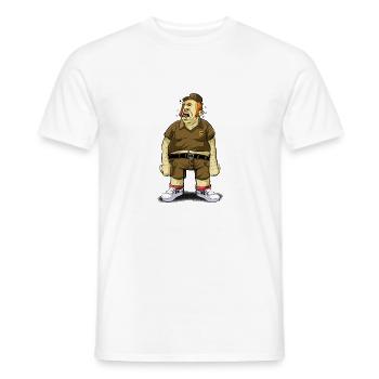 Courrier - Men's T-Shirt - white - Front - AI Model Male 178 dark (178cm)