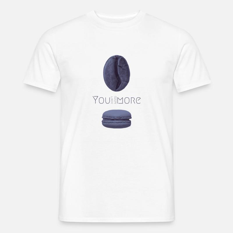Beans & sweets - Männer T-Shirt - Weiß