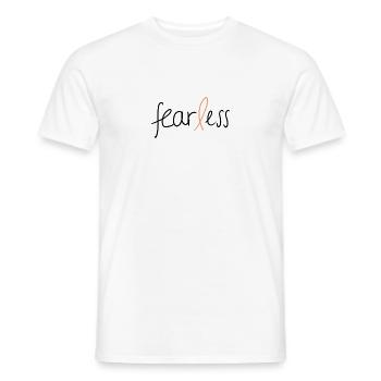 Fearless - Men's T-Shirt - white - Front - AI Model Male 178 dark (178cm)