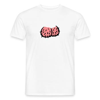 Penis - Men's T-Shirt - white - Front - AI Model Male 178 dark (178cm)