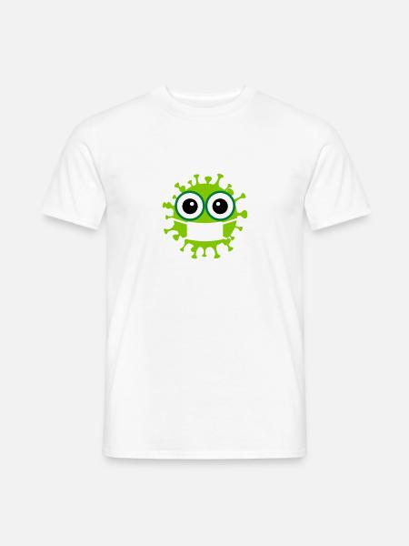Coronavirus - Männer T-Shirt - Weiß