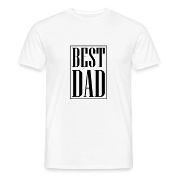 Meilleur papa papa - T-shirt homme - blanc - Devant - AI Model Male 178 dark (178cm)