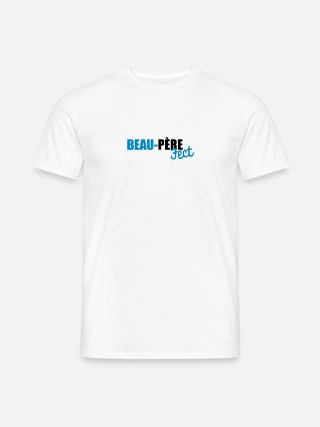 beau-père(fect) - T-shirt homme - blanc