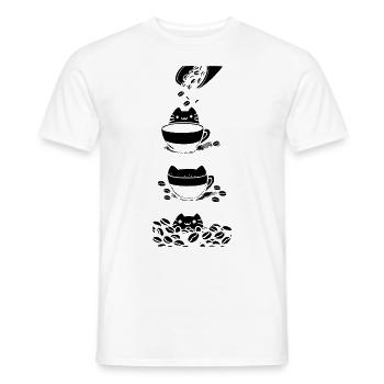 Ragdoll Cat Lover Tasse à café Ragdolls Cats - T-shirt homme - blanc - Devant - AI Model Male 178 dark (178cm)
