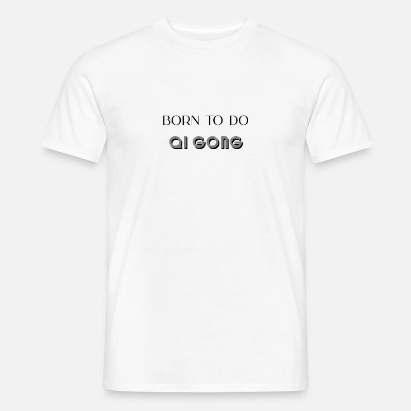Qi gong - Männer T-Shirt - Weiß