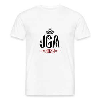 Bachelor party 2024 bachelor party - Men's T-Shirt - white - Front - AI Model Male 178 dark (178cm)