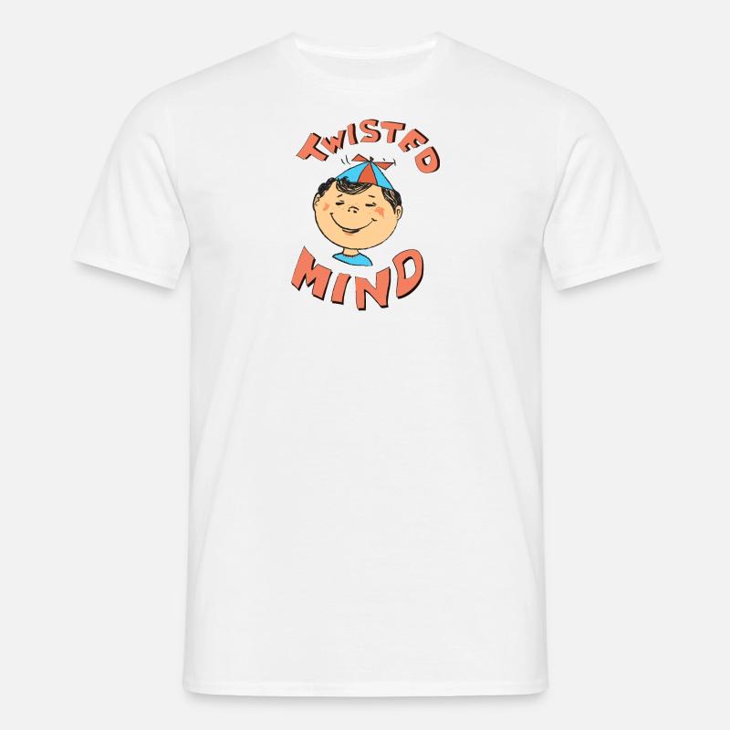 twisted mind - Men's T-Shirt - white