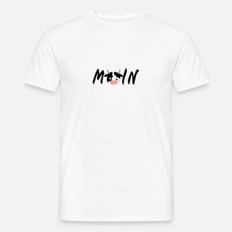 Moin_Schwarz - Männer T-Shirt - Weiß