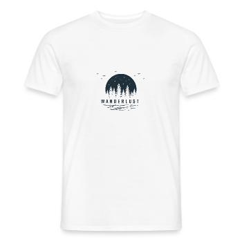Adventure Hiking Camping Gift Idea Adventure - Men's T-Shirt - white - Front - AI Model Male 178 dark (178cm)