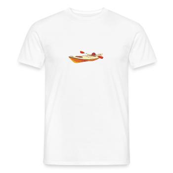 Kajak Wasser Wassersport Wasserpolo Kayak - Männer T-Shirt - Weiß - Vorne - AI Model Male 178 dark (178cm)