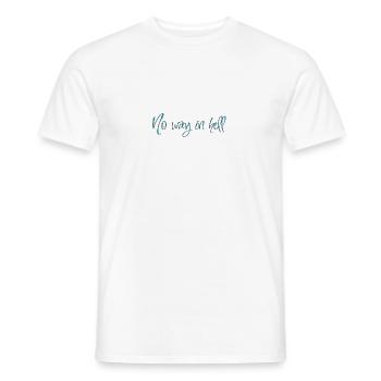 Auf keinen Fall - Männer T-Shirt - Weiß - Vorne - AI Model Male 178 dark (178cm)