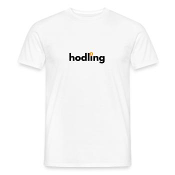 Hodling - T-shirt homme - blanc - Devant - AI Model Male 178 dark (178cm)