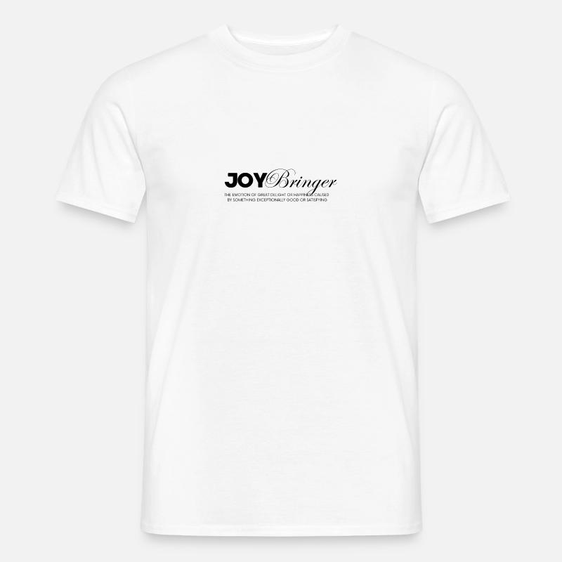 Freudenbringer - Männer T-Shirt - Weiß
