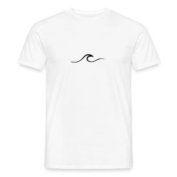 Vague vague Surf Eau Rat Surfer - T-shirt homme - blanc - Devant - AI Model Male 178 dark (178cm)