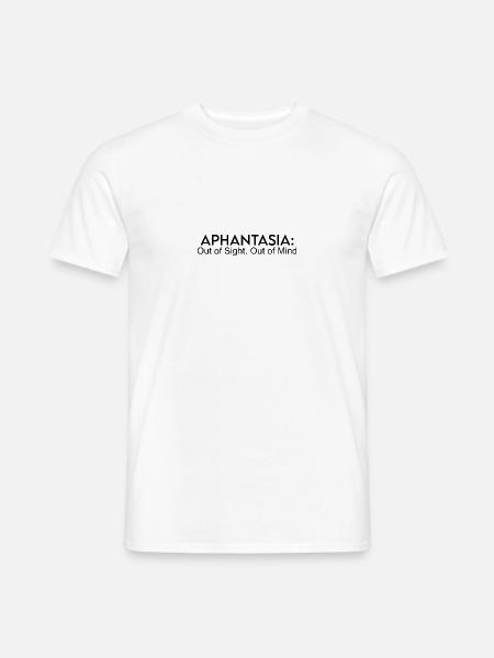 APHANTASIA OUT OF SIGHT OUT OF MIND - Männer T-Shirt - Weiß