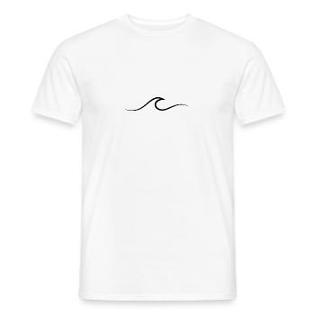 Vague vague Surf Eau Rat Surfer - T-shirt homme - blanc - Devant - AI Model Male 178 dark (178cm)