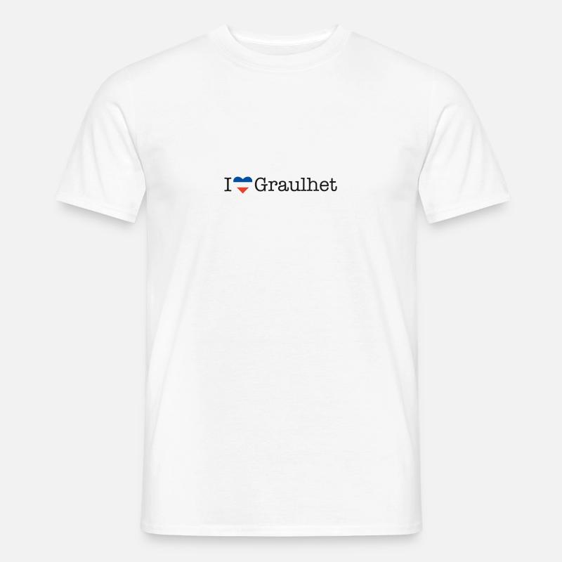 I love Graulhet - Männer T-Shirt - Weiß