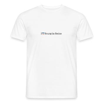 I love Bourg la Reine - Männer T-Shirt - Weiß - Vorne - AI Model Male 178 dark (178cm)