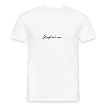 Gopferdammi - Männer T-Shirt - Weiß - Vorne - AI Model Male 178 dark (178cm)