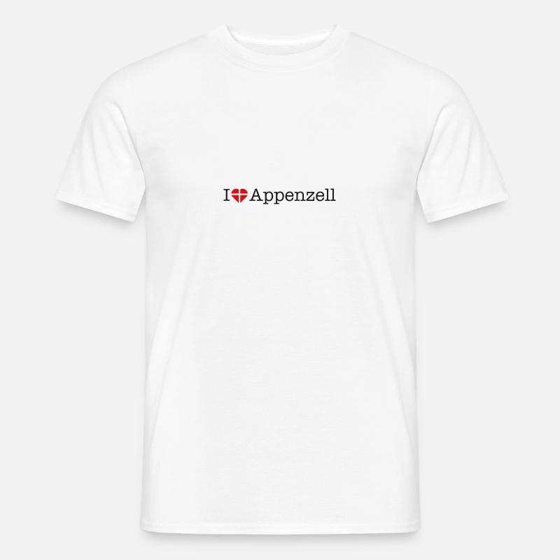 I love Appenzell - Männer T-Shirt - Weiß