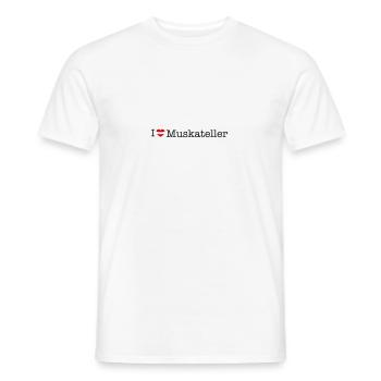 I love Muscat - Men's T-Shirt - white - Front - AI Model Male 178 dark (178cm)