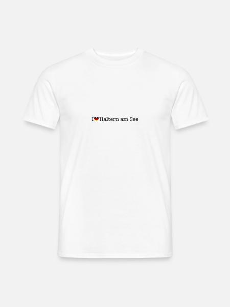I love Haltern am See - Männer T-Shirt - Weiß