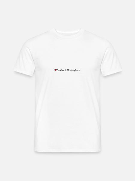 I love Saalbach Hinterglemm - Männer T-Shirt - Weiß
