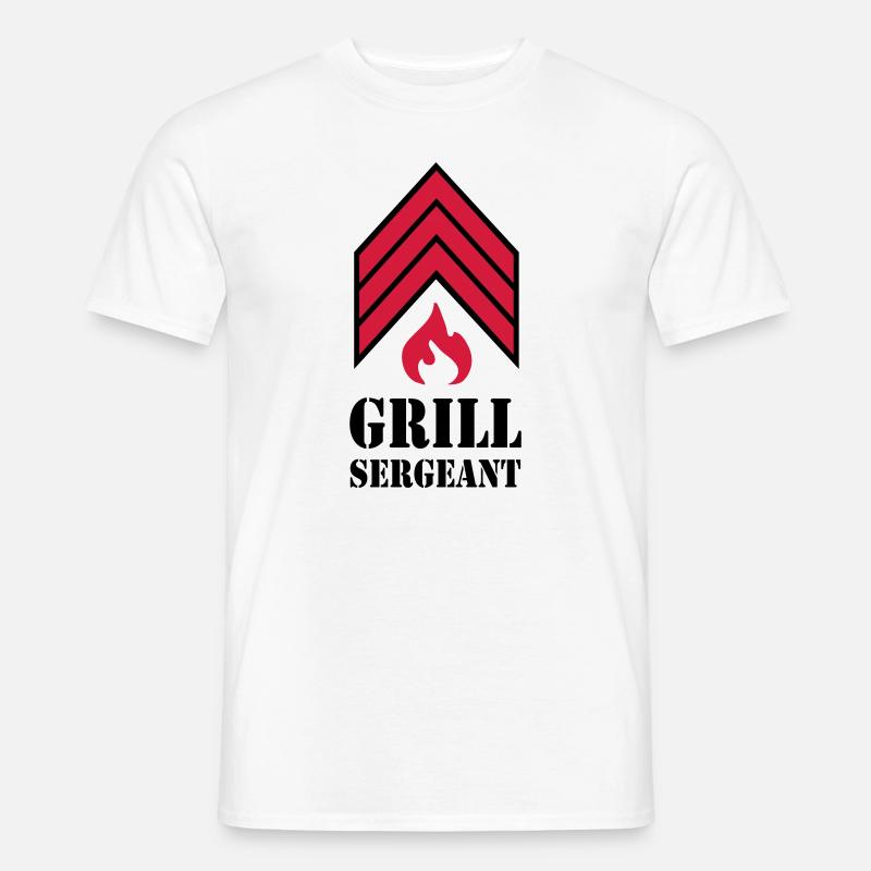 Grillen - Grillsergeant - Männer T-Shirt - undefined