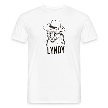 Lynx - T-shirt homme - blanc - Devant - AI Model Male 178 dark (178cm)