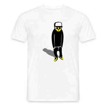 emo - T-shirt homme - blanc - Devant - AI Model Male 178 dark (178cm)