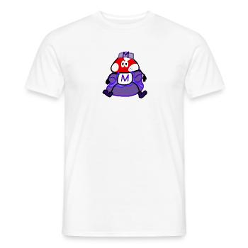 Le Royaume de M - T-shirt homme - blanc - Devant - AI Model Male 178 dark (178cm)