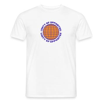 Unity of Opposites T-Shirt - Men's T-Shirt - white - Front - AI Model Male 178 dark (178cm)