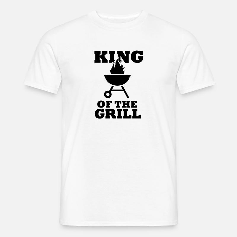 Grillen - Männer T-Shirt - Weiß