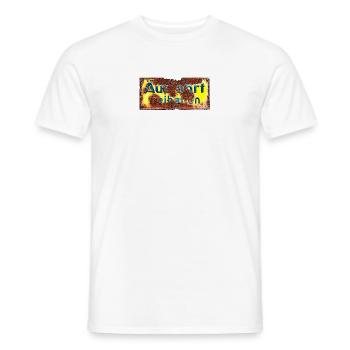 Ausfahrt freihalten Schild - Männer T-Shirt - Weiß - Vorne - AI Model Male 178 dark (178cm)