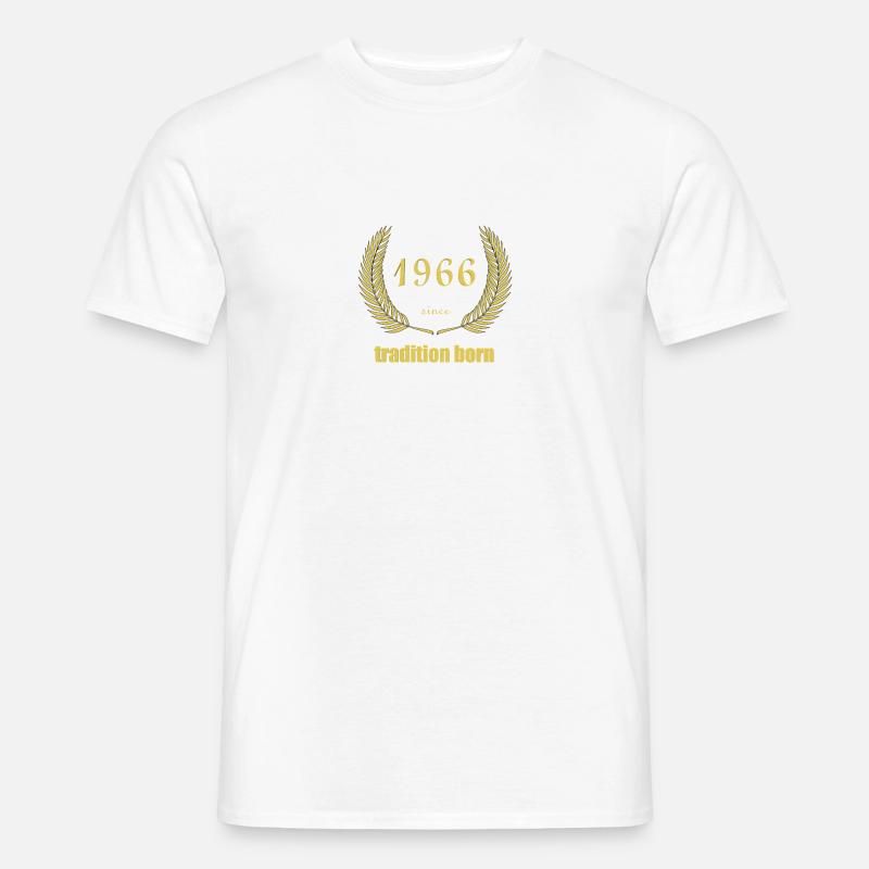 Tradition Born 1966 - Männer T-Shirt - undefined