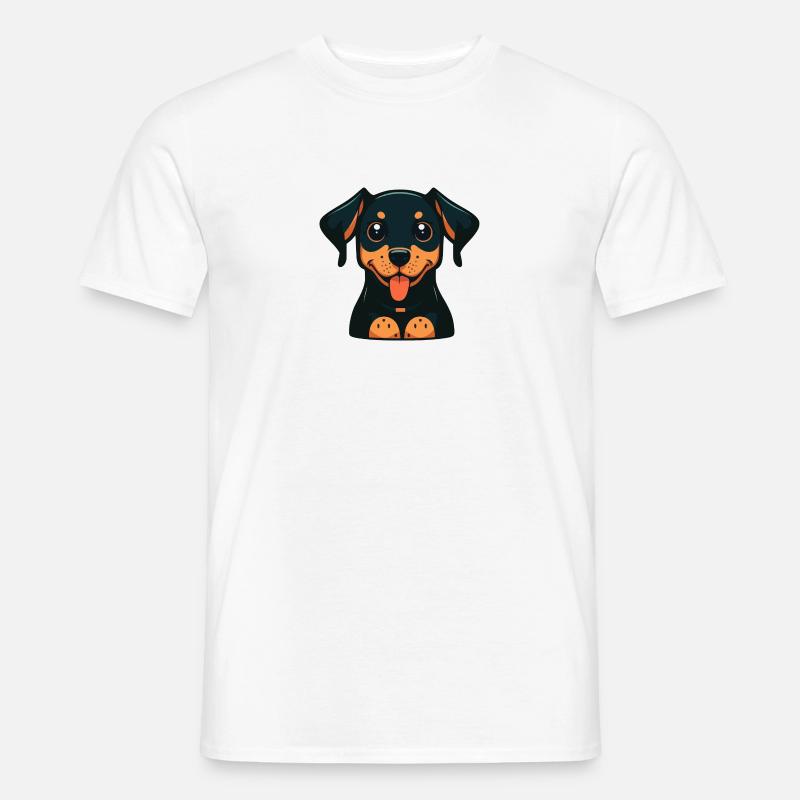 Chibi Doberman - Männer T-Shirt - undefined