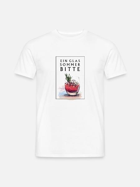 Cocktail - Männer T-Shirt - Weiß