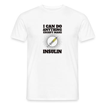 DIABETES: Make Insulin - Männer T-Shirt - Weiß - Vorne - AI Model Male 178 dark (178cm)