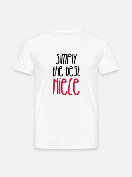 Nichte / Neffe / Onkel / Tante - Männer T-Shirt - Weiß