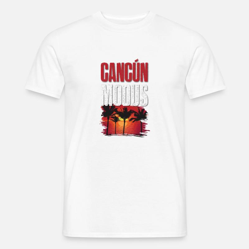 Cancun Modus - Männer T-Shirt - Weiß