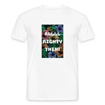 Très bien, alors - T-shirt homme - blanc - Devant - AI Model Male 178 dark (178cm)