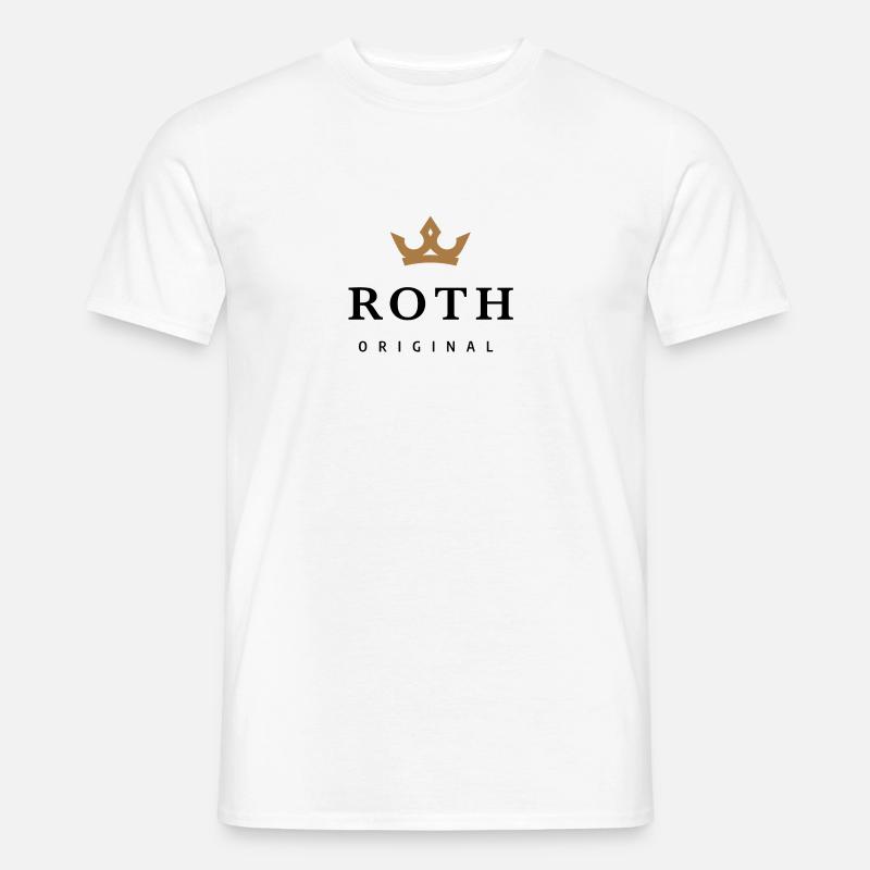Roth - Männer T-Shirt - Weiß