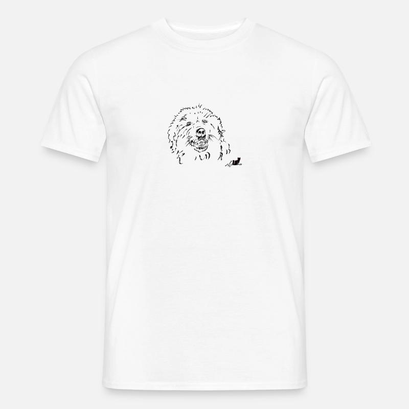 MAREMMA HUND - Mænd T-shirt - hvid