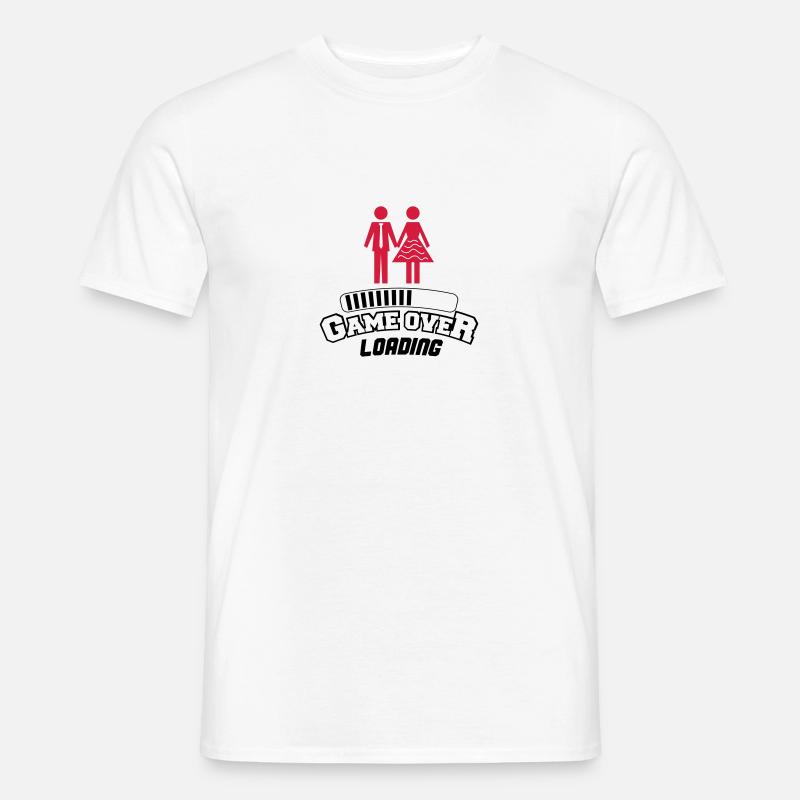 game over loading 2 - Männer T-Shirt - Weiß