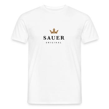 Aigre - T-shirt homme - blanc - Devant - AI Model Male 178 dark (178cm)