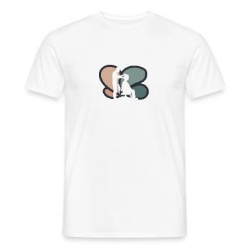 Coiffeur Coiffeur Ciseaux - T-shirt homme - blanc - Devant - AI Model Male 178 dark (178cm)