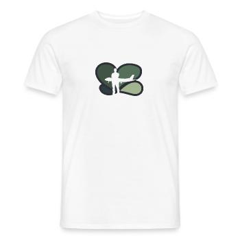 Flugbegleiter Flugverkehr Flugzeug - Männer T-Shirt - Weiß - Vorne - AI Model Male 178 dark (178cm)